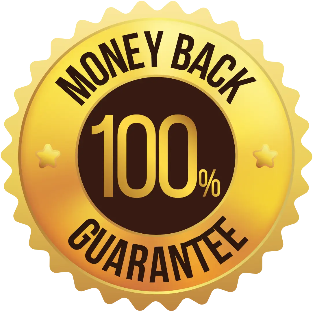 Men Balance Pro guarantee badge